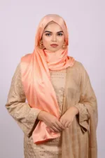 Mariegold Matte Satin Hijab - Image 2