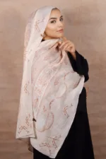Tahoora Pashmina Print Pemium Viscose Hijab - Image 3