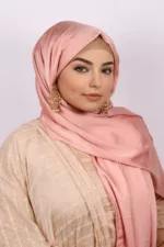 Lotus Rhinestone Silk Hijab - Image 3