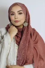 Cherrywood Cotton Stone Drop Hijab - Image 3