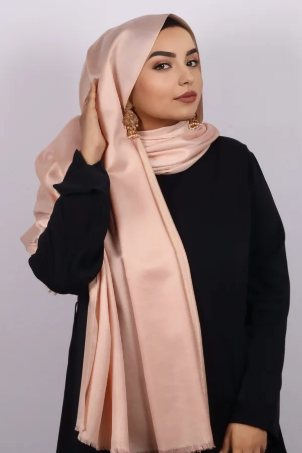 3E621A8A-B3CF-4283-8874-3E776FBF17D9-1.jpeg Morganite Shimmer Viscose Hijab - Image 1