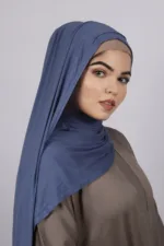 Dutch Blue Classic Jersey Hijab - Image 2