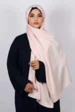 Blush Medina Silk Hijab - Image 3