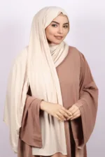 Sand Premium Jersey Hijab - Image 2