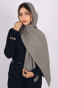 Cloud Turkish Pleated Jersey Hijab