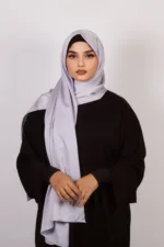 Blueberry Medina Silk Hijab - Image 3