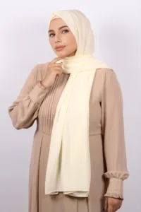 Cream Sorbet Surpreme Georgette Hijab