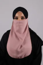 Dusky Rose Half Niqab