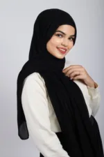 Black Modal Hijab - Image 2