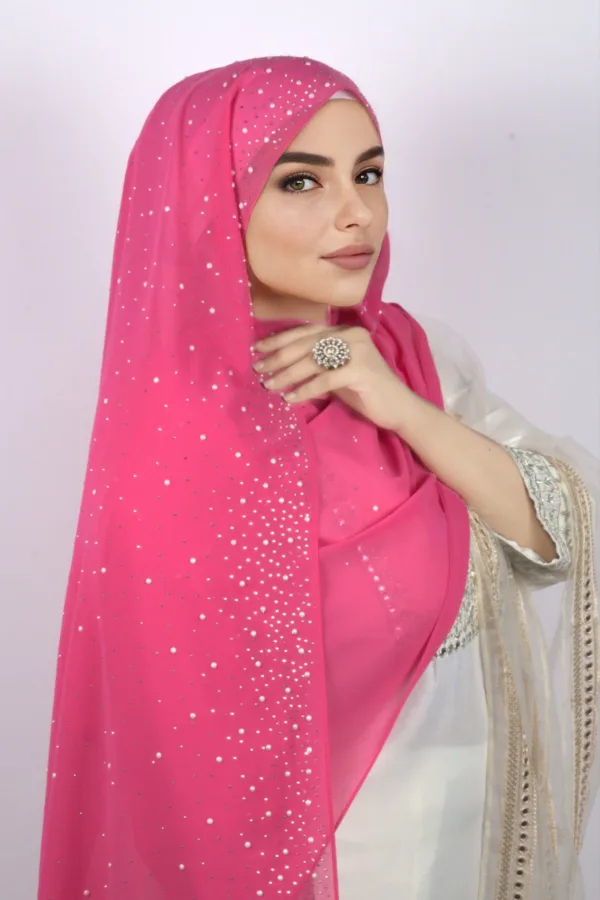 Barbie Moon Drop Chiffon Hijab - Image 3