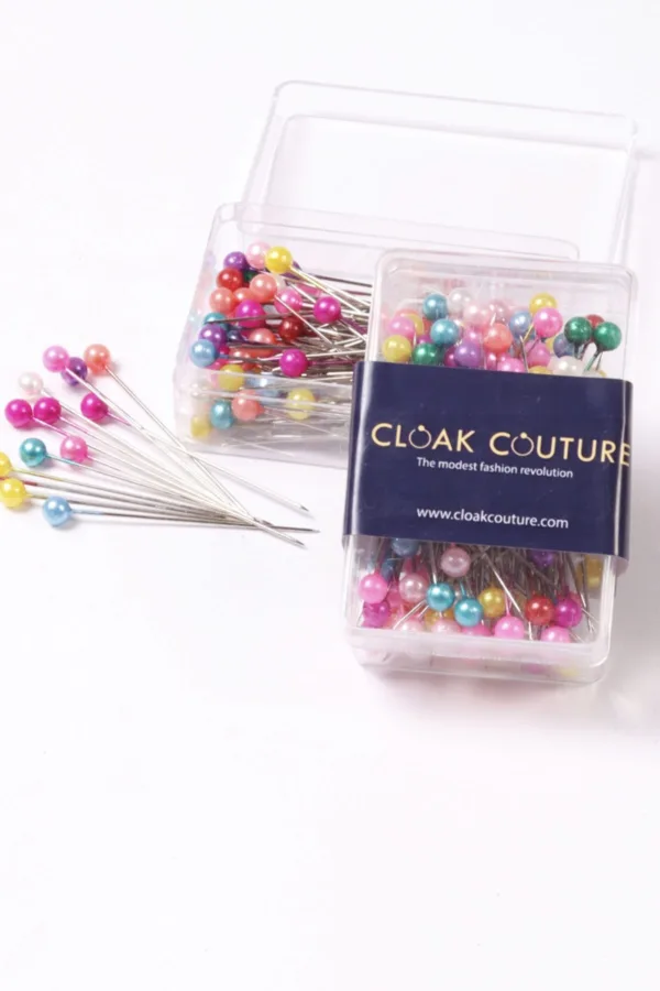 Multicolor Premium Hijab Pins Box (Set of 100) - Image 2