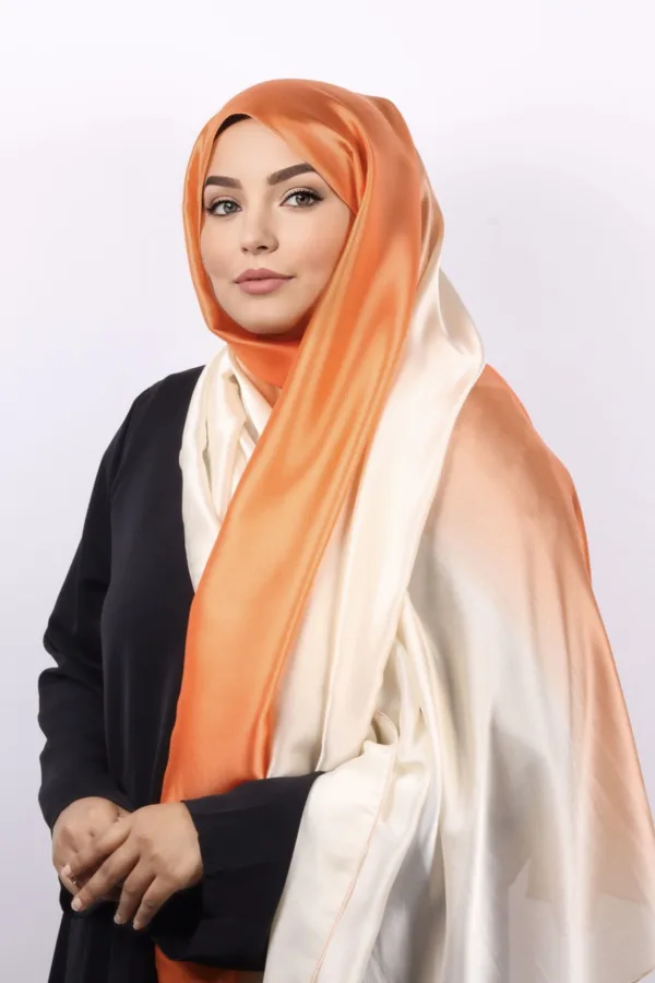 Sunshine Ombre Silk Hijab - Image 3