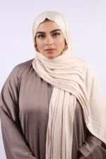 Cream Cheese Classic Jersey Hijab