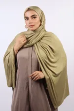 Pistachio Classic Jersey Hijab - Image 2