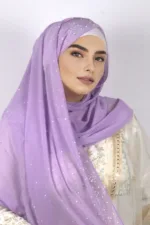 Unicorn Moon Drop Chiffon Hijab - Image 2