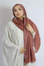 Cherrywood Cotton Stone Drop Hijab - Image 2