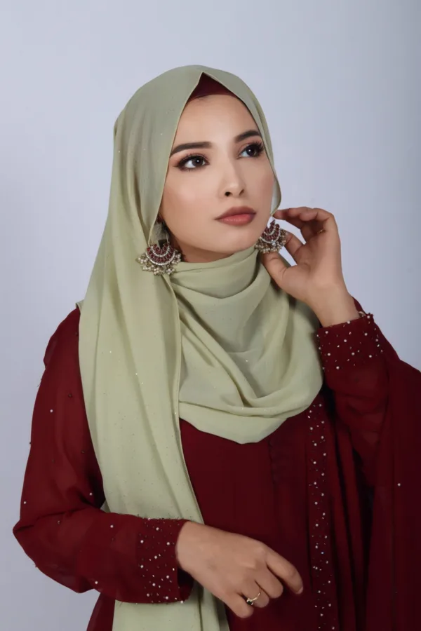 Panache Glitter Chiffon Hijab - Image 1