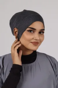 Sand Stone Ear-slit Access Hijab Cap