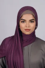 Raspberry  Lilac Classic Jersey Hijab