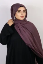 Blackcurrant Shimmer Chiffon Hijab