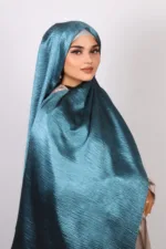 Electra Marble Satin Hijab - Image 3