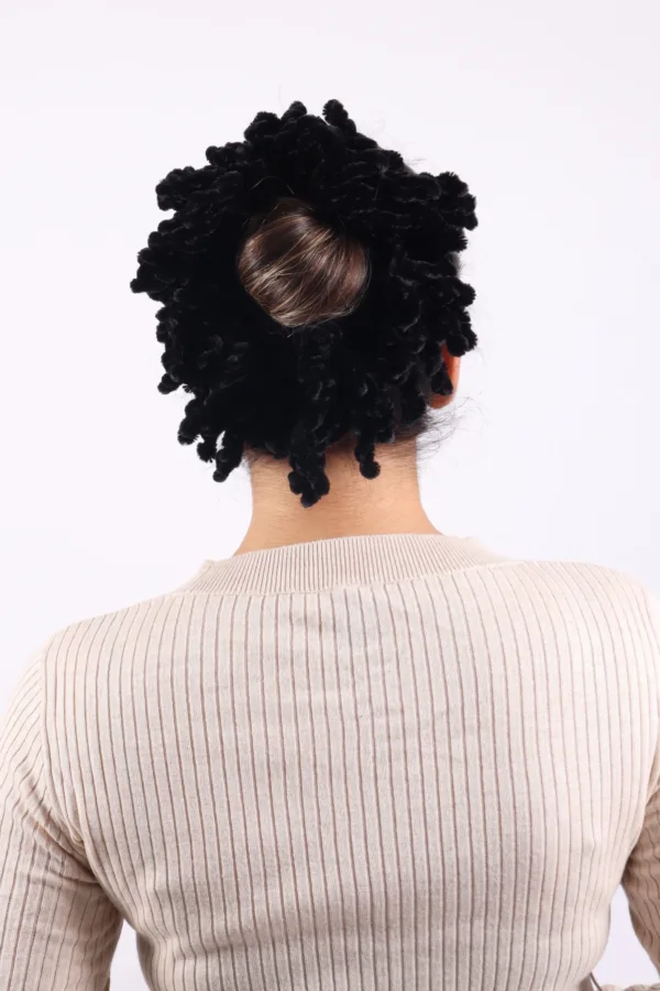 5D95DD77-5FA2-4BE8-80B4-9C75C762E087-1.jpeg Black Volumizing Scrunchie - Image 1