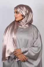 Sparkling Cider Marble Satin Hijab - Image 2