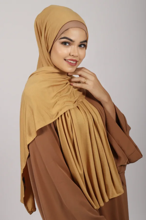 Nude Premium Jersey Hijab - Image 3