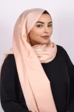 Morganite Shimmer Viscose Hijab - Image 2