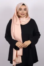 Morganite Shimmer Viscose Hijab - Image 3