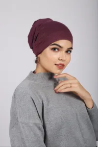Mulberry Tieback Hijab Cap