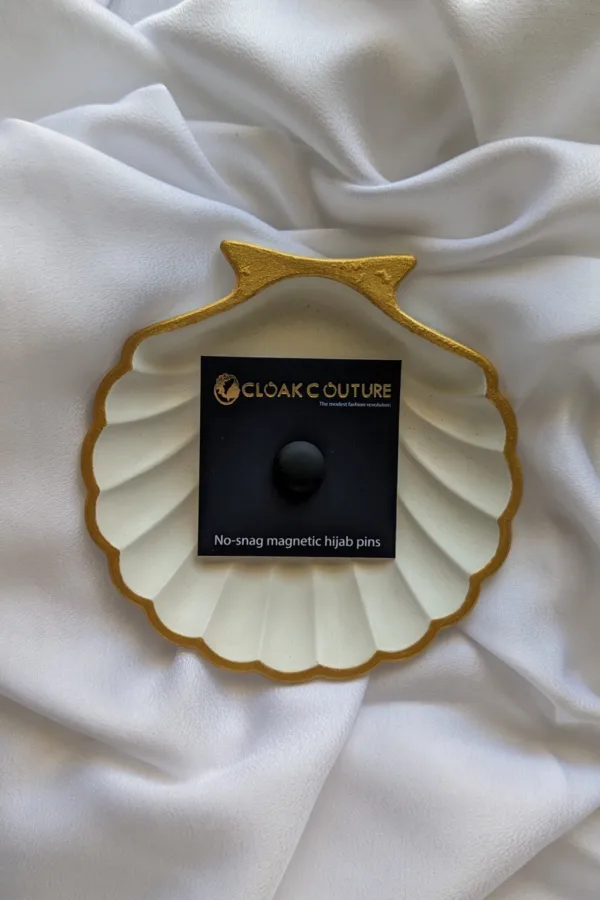 682415C9-5CA3-47D0-8793-9C797D01D764-1.jpeg Black No Snag Magnetic Pin ( set of 1) - Image 1