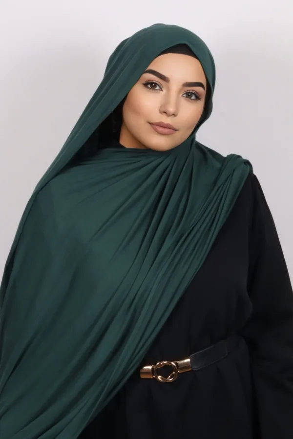695D7E60-A7FB-4C5C-A99E-635B64AB057F-1.jpeg Royal green Premium jersey Hijab - Image 1