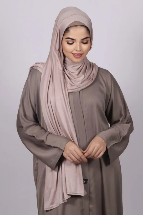 Skin Pink Classic Jersey Hijab - Image 2