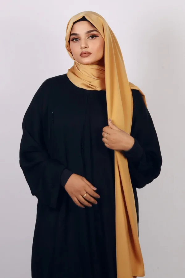Matt Gold Medina Silk Hijab - Image 2
