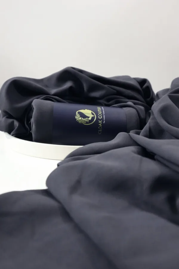 6E43534E-AE0A-4109-8AC6-936E9A2F9437-1.jpeg Elephant Grey Supreme Georgette Hijab - Image 1