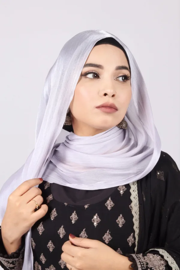 6EC1FD7E-C2D8-4CD7-A7DB-AA7A9A9A7736-1.jpeg Haze Organza Shimmer Hijab - Image 1