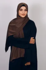 Chocogold Medina Silk Hijab - Image 3