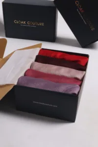 Berries & Roses Muna Satin Party Box (Set of 5)