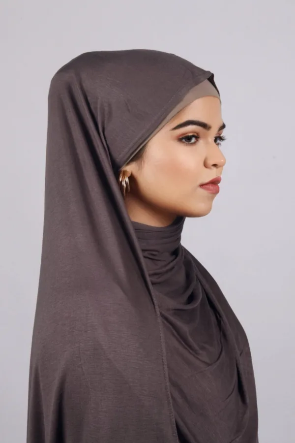 Walnut Classic Jersey Hijab - Image 2