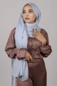 Powder Blue Classic Cotton Hijab