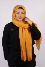 Alphonso Crinkled Cotton Hijab