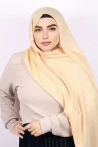 Custard Cream Modal Hijab