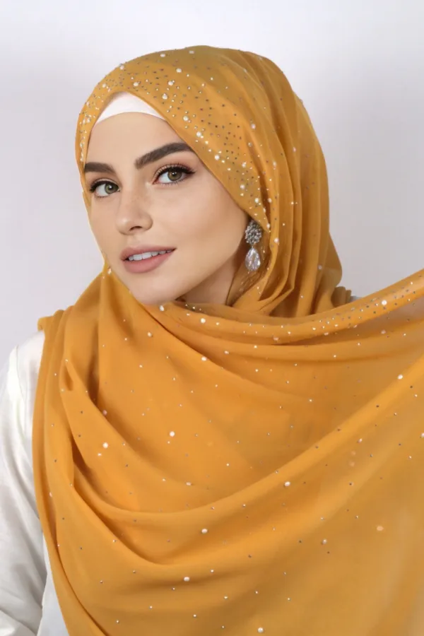 Alphonso Moon Drop Chiffon Hijab - Image 1