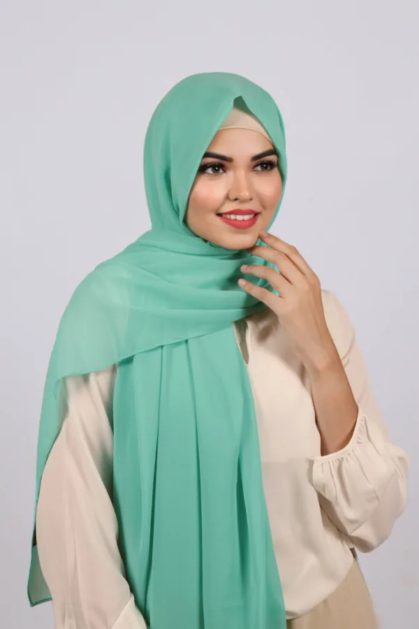 82804BA4-1589-48C8-9660-D448A05B31AA-1.jpeg Santorini Premium Chiffon Hijab - Image 1