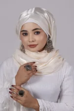 Alabaster Premium Organza Hijab