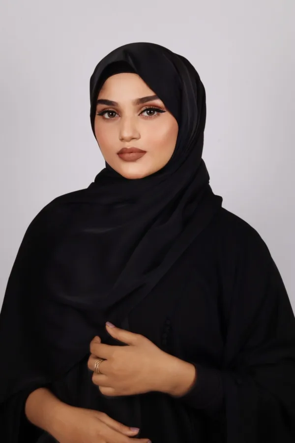 848B29B8-E0AA-4EDF-9DF5-7B59CC47B13E-1.jpeg Pitch Black Medina Silk Hijab - Image 1