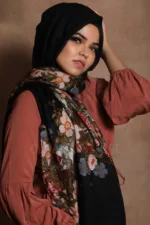 Imperial Floral Premium Viscose Hijab - Image 2