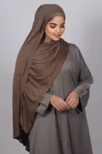 Hazelnut Classic Jersey Hijab - Image 2