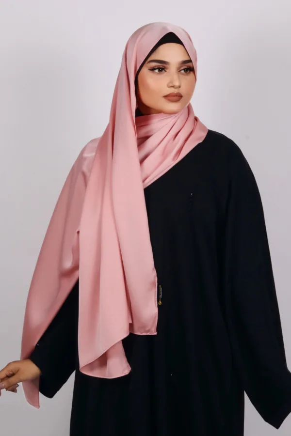 Lotus Blush Medina Silk Hijab - Image 2